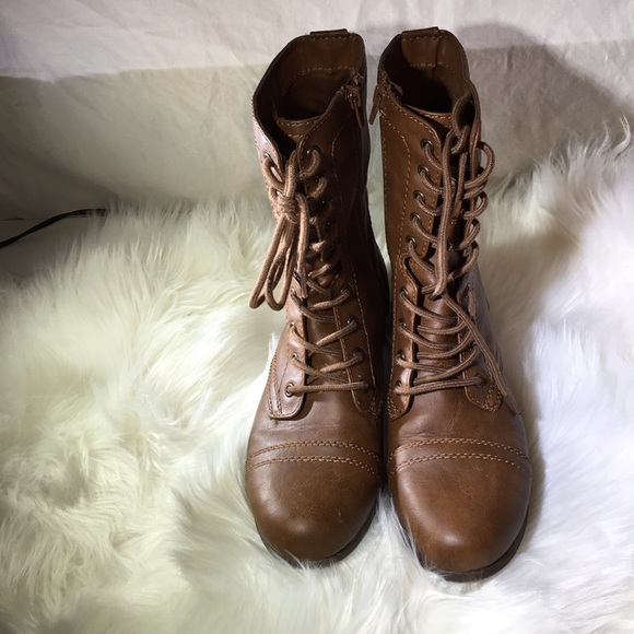 time and tru combat boots